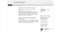 Desktop Screenshot of friedhof-forschung.de