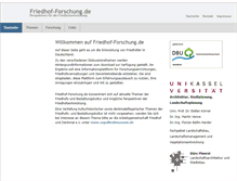 Tablet Screenshot of friedhof-forschung.de